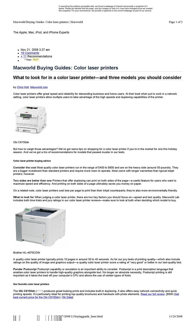 Xerox HL-4070CDW User manual