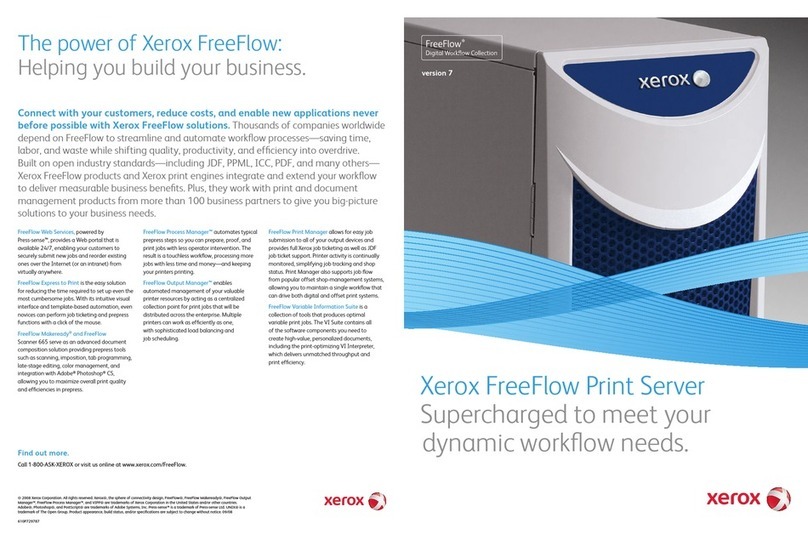 Xerox FreeFlow User manual