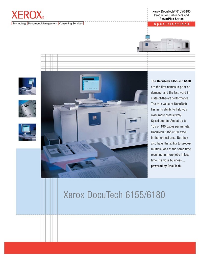 Xerox DocuTech 6155 User manual