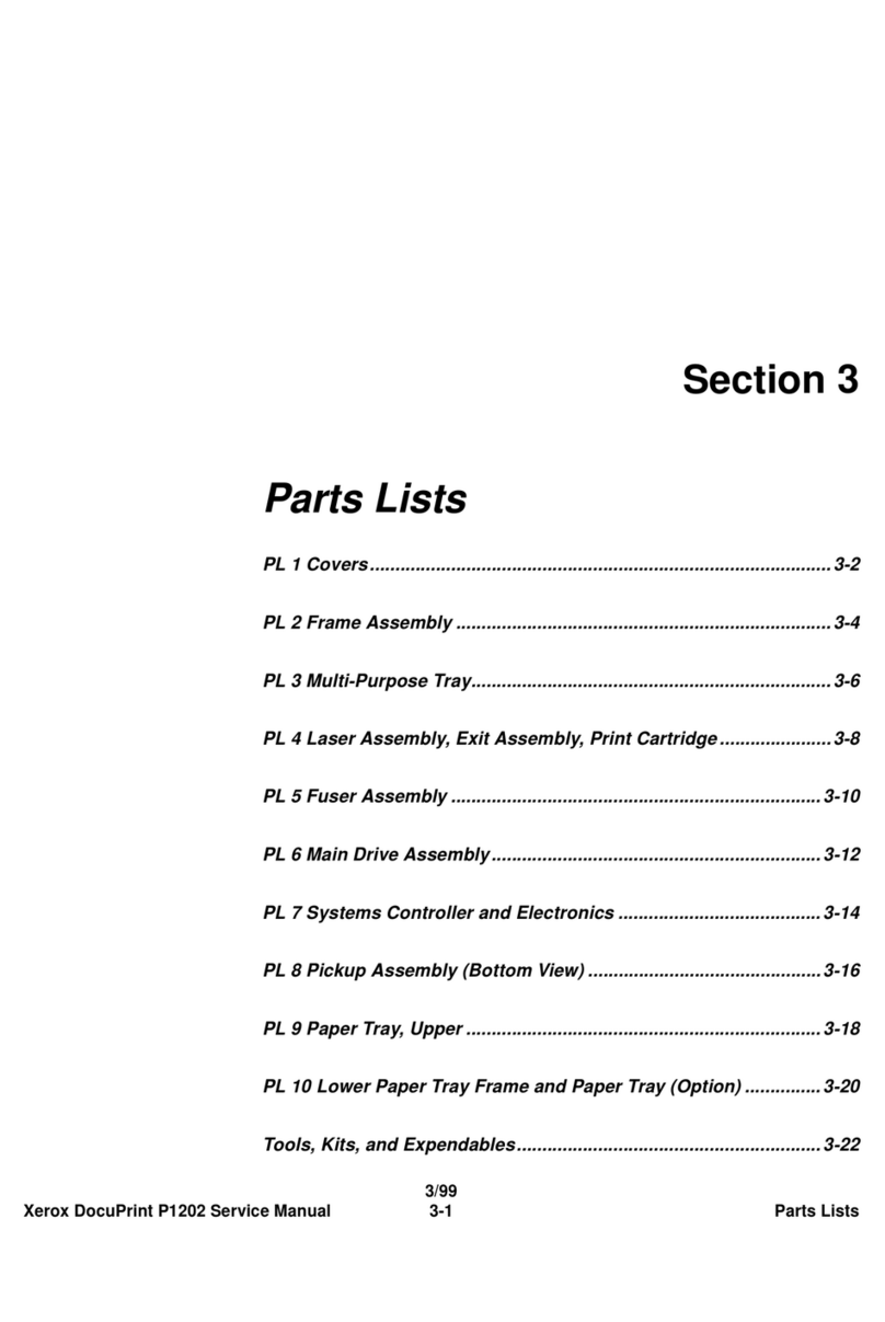 Xerox DocuPrint P1202 User manual