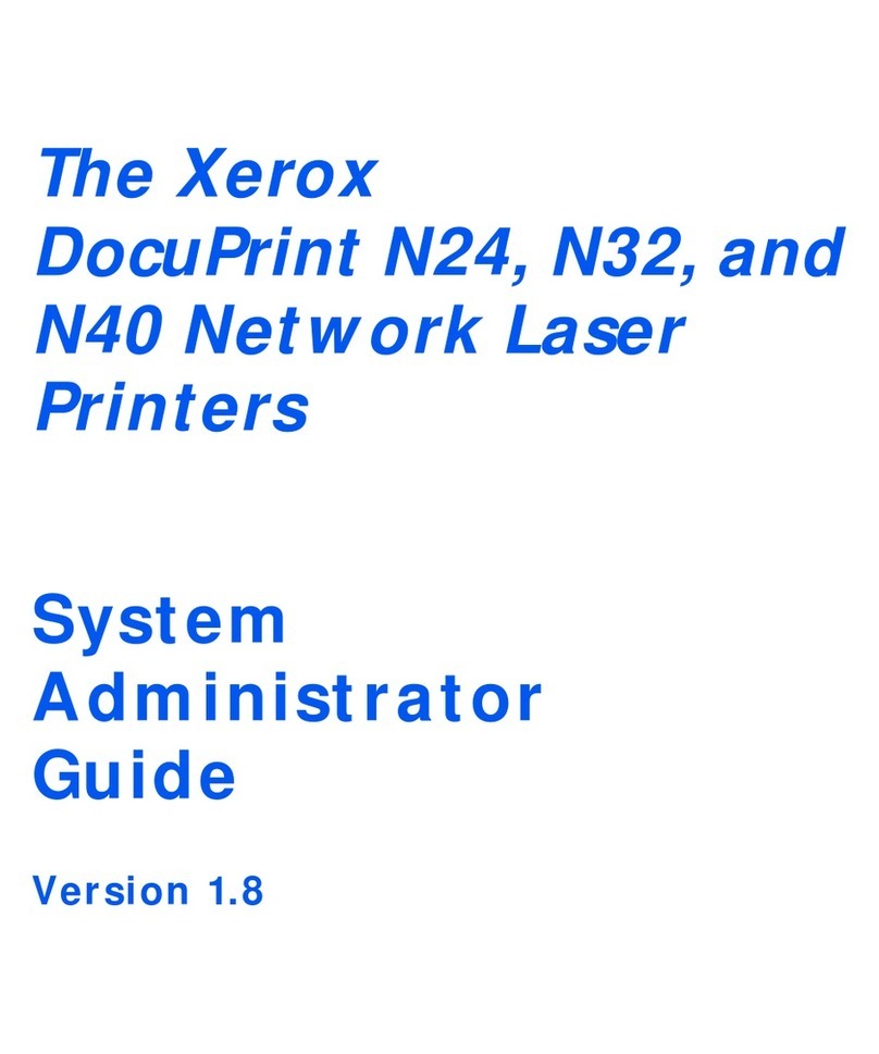 Xerox DocuPrint N24 Service manual Xerox DocuPrint N24 Service manual