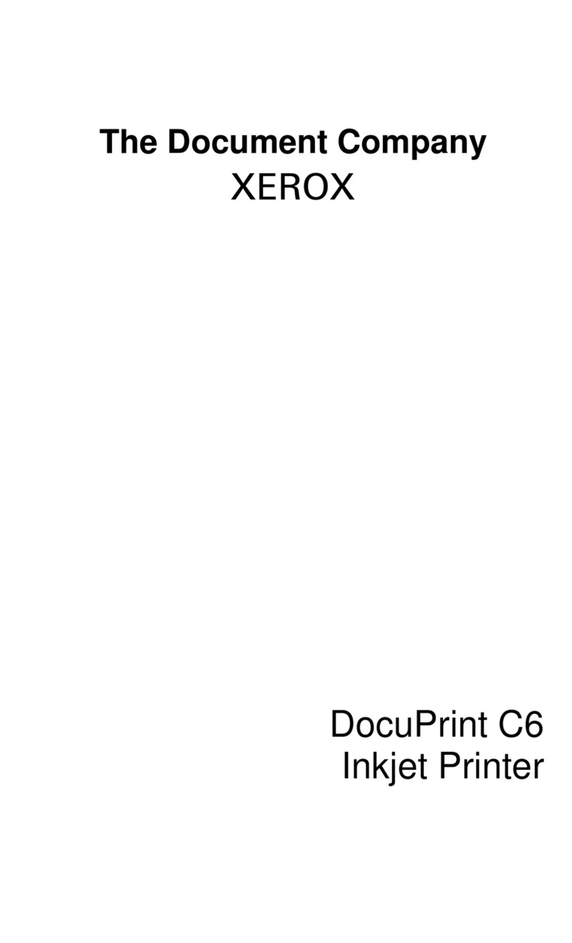 Xerox DocuPrint C6 User manual Xerox DocuPrint C6 User manual
