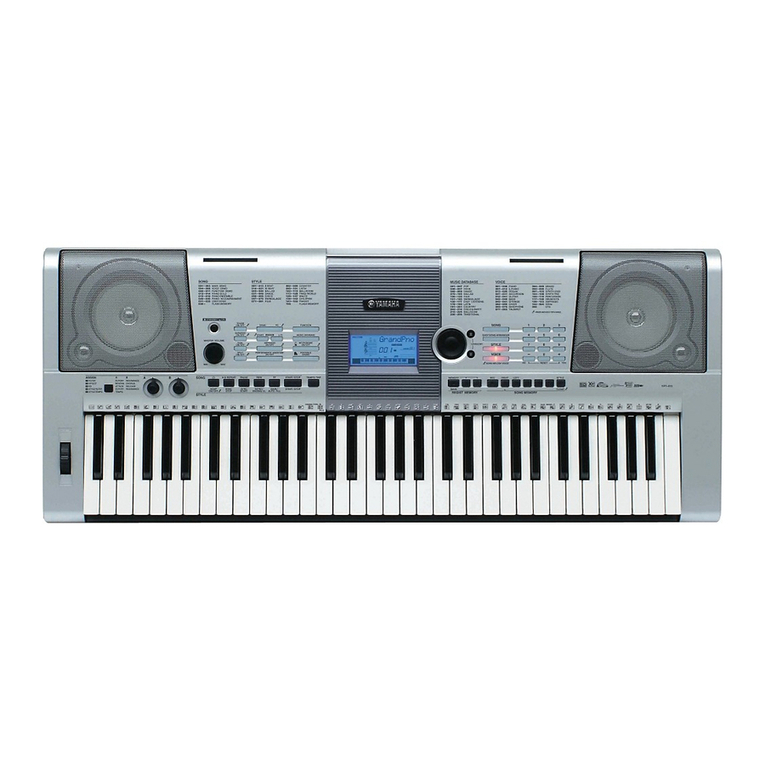 Yamaha YPT-410 User manual