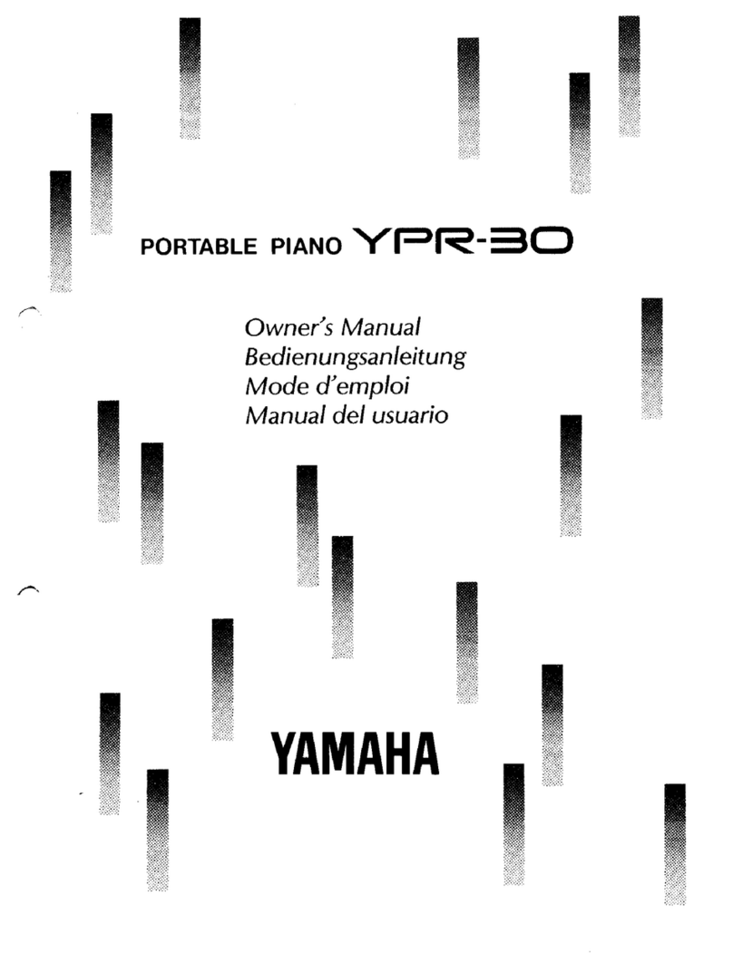 Yamaha YPR-30 Assembly instructions