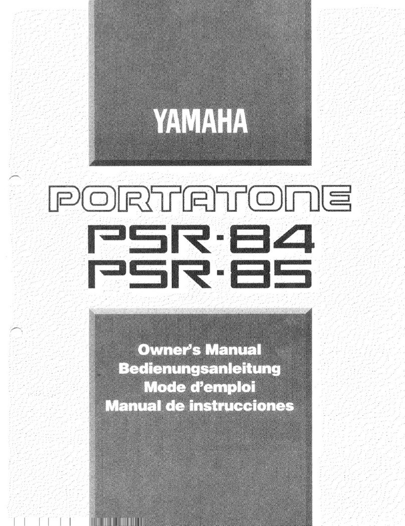 Yamaha PortaTone PSR-84 Manual de instrucciones