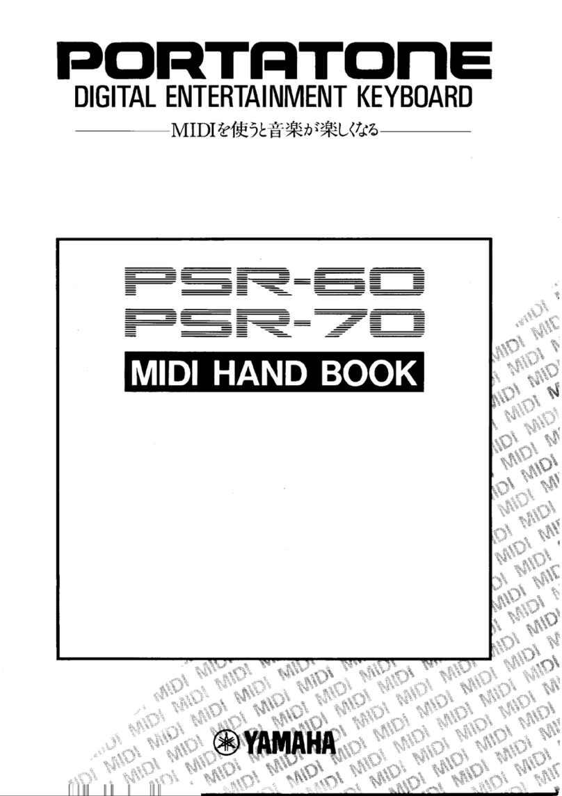 Yamaha PortaTone PSR-70 User manual