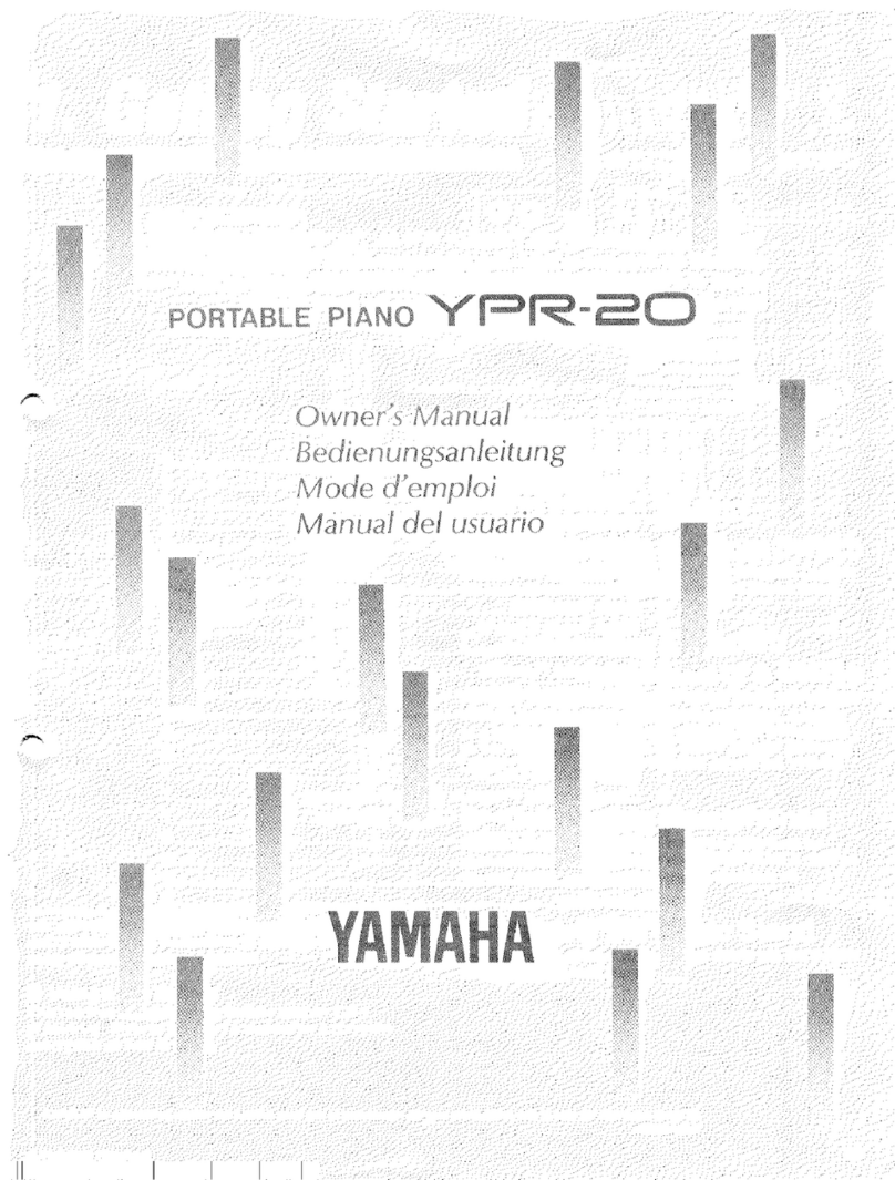 Yamaha YPR-20 Mode d'emploi