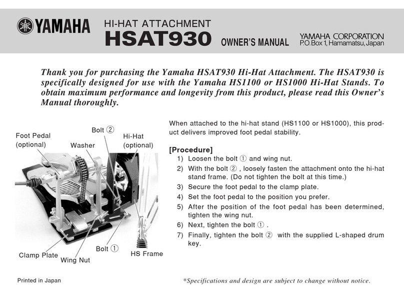 Yamaha HSAT930 owner's manual Yamaha HSAT930 owner's manual