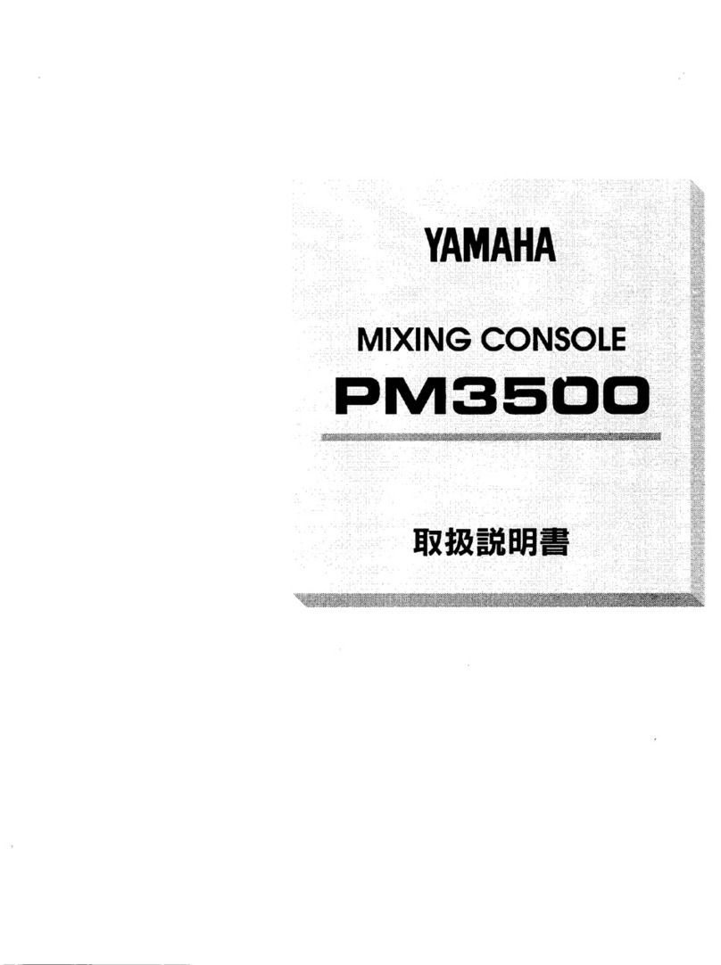 Yamaha PM3500 owner's manual