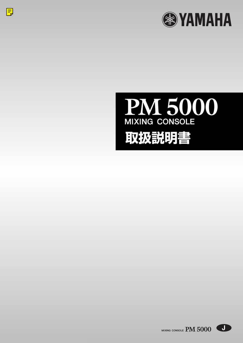 Yamaha PM 5000 Series User manual