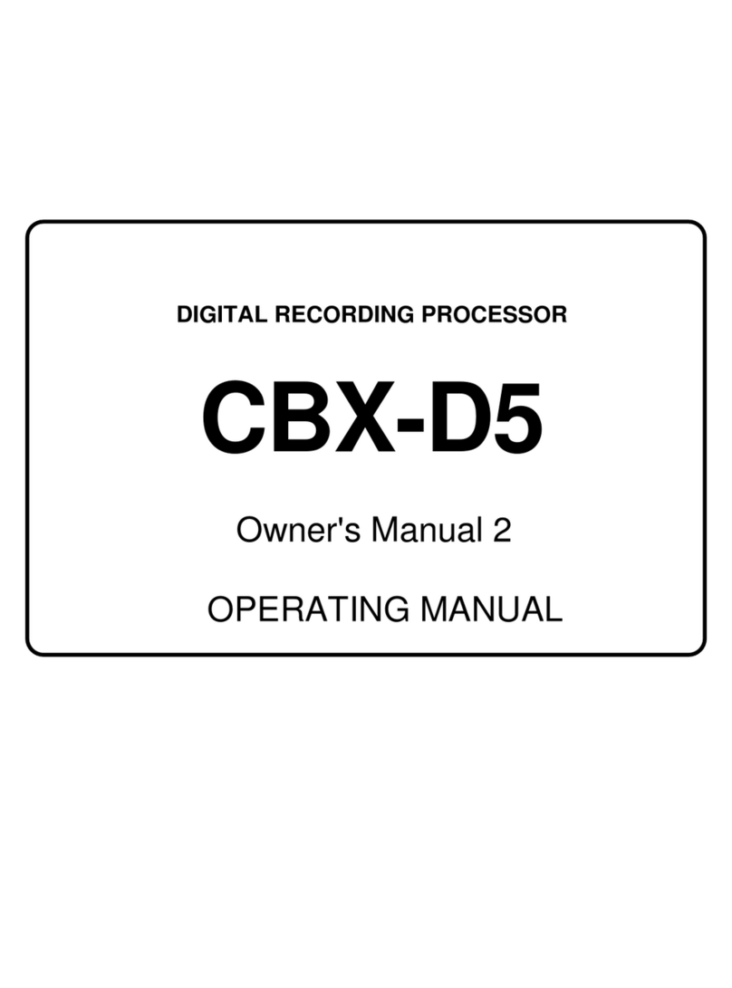 Yamaha CBX-D5 operating manual