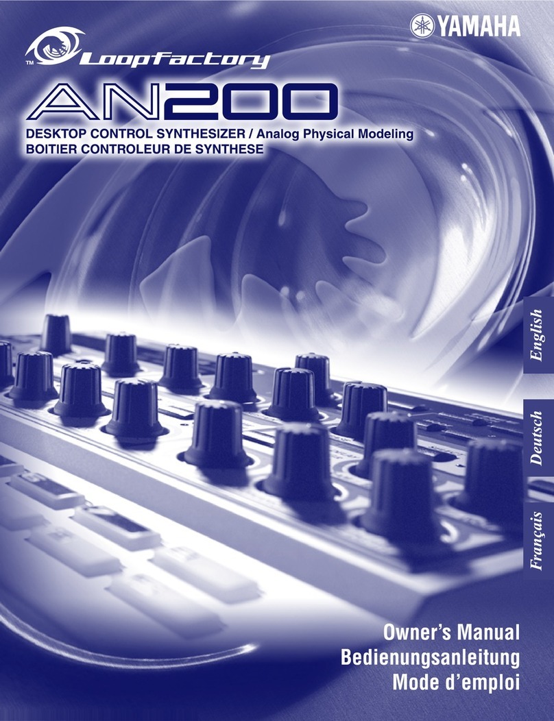 Yamaha Loopfactory AN200 User manual