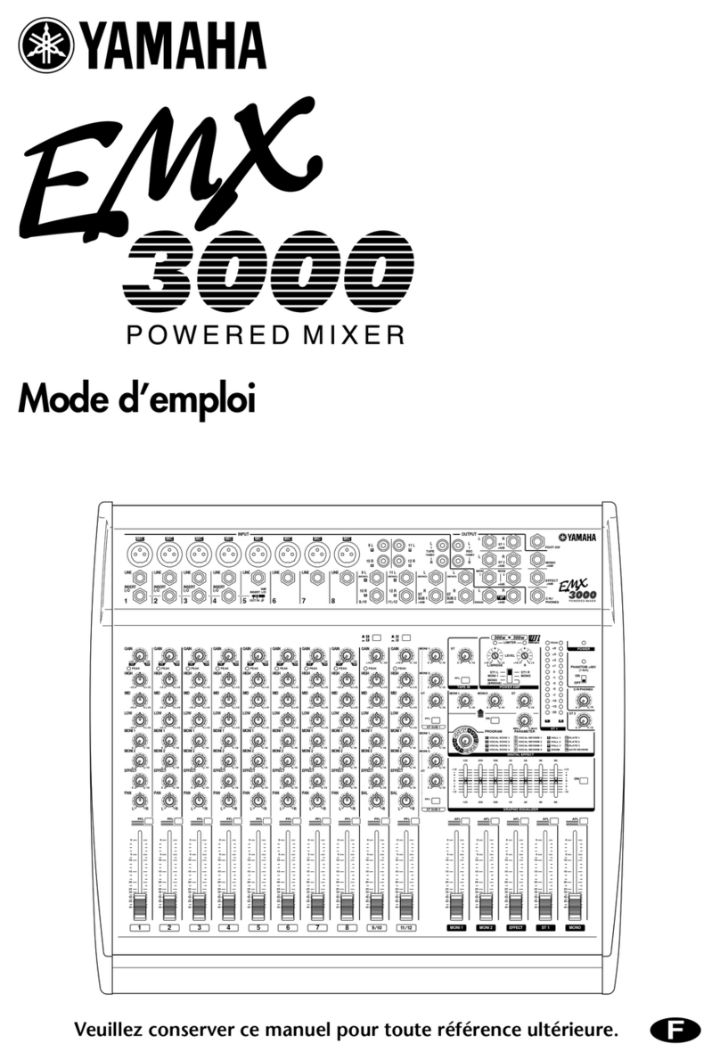 Yamaha EMX3000 user manual