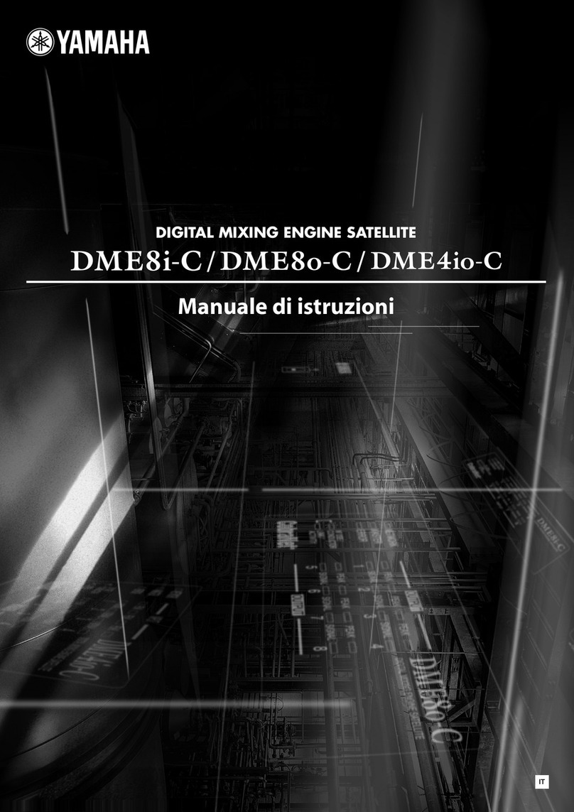 Yamaha DME4IO-C User manual Yamaha DME4IO-C User manual