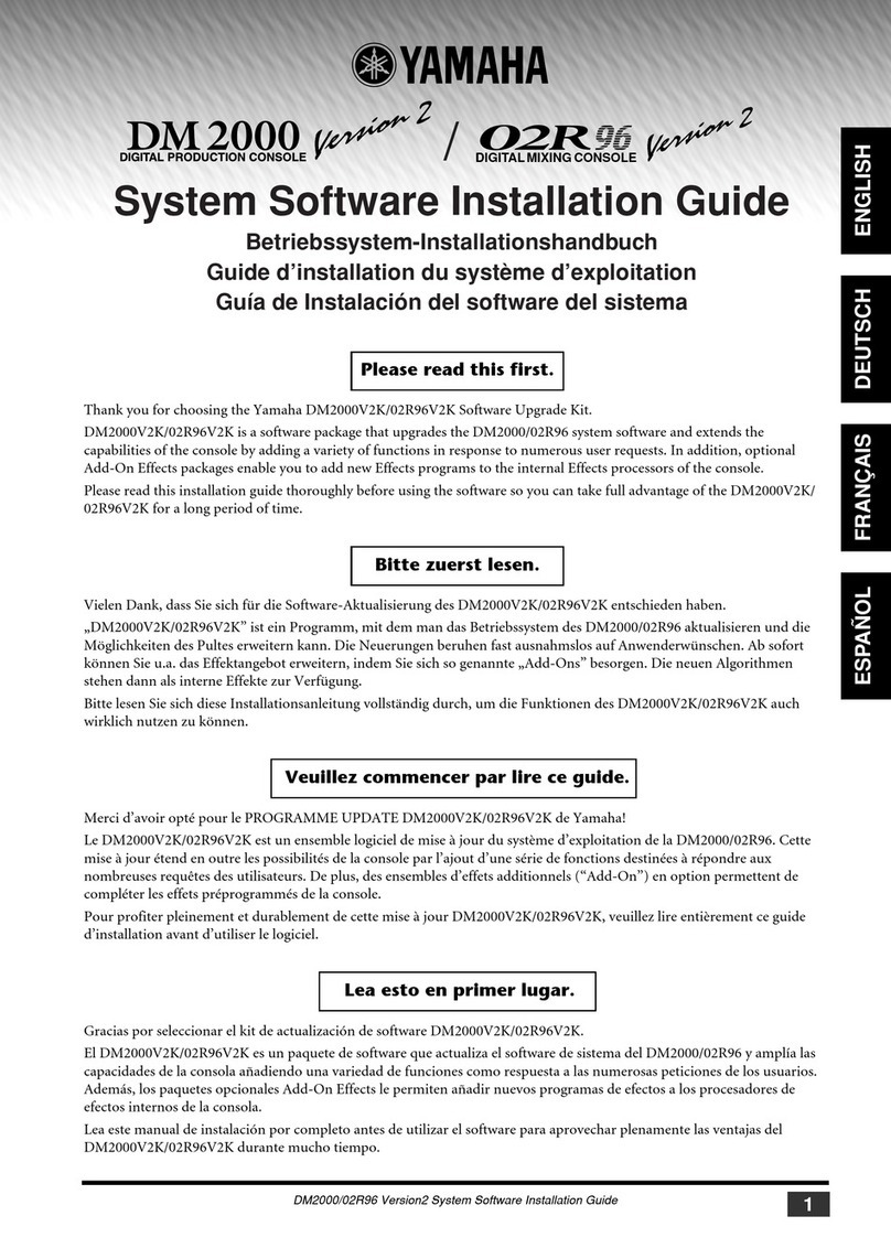 Yamaha DM 2000 Version 2 Firmware update