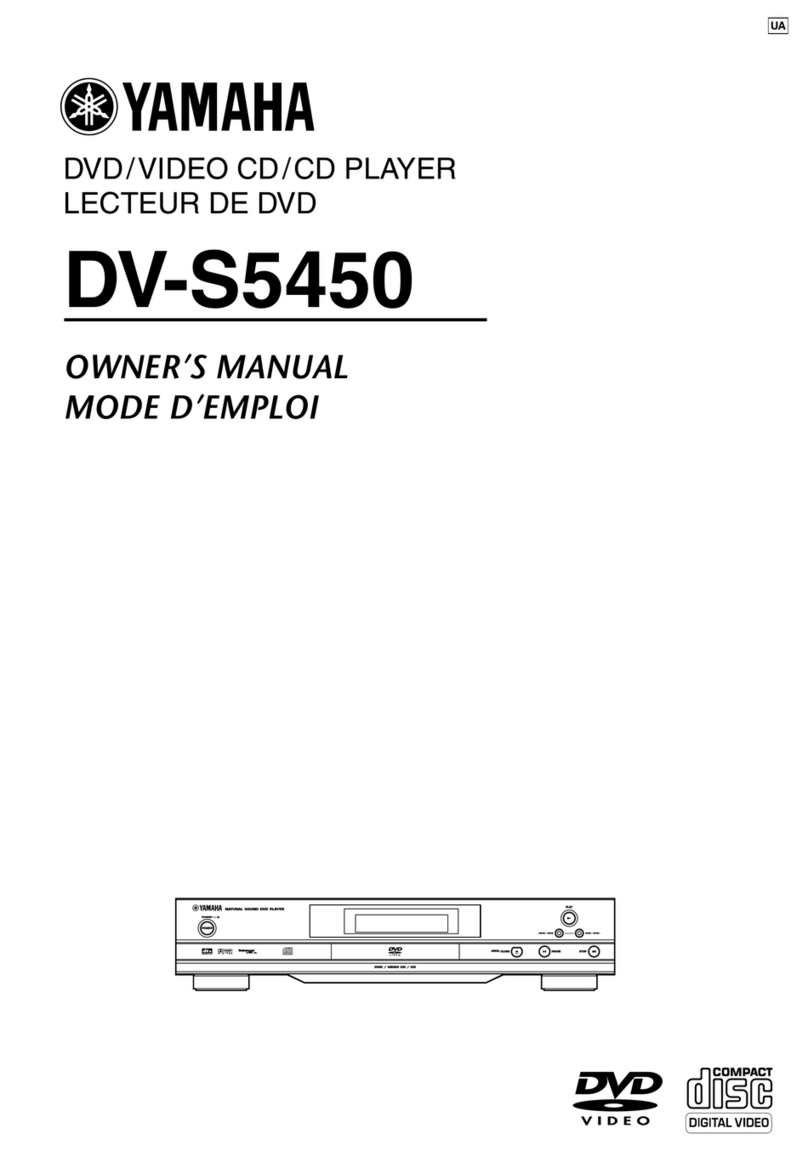Yamaha DV-S5450 owner's manual