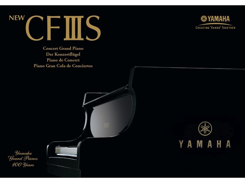 Yamaha CF III S User manual