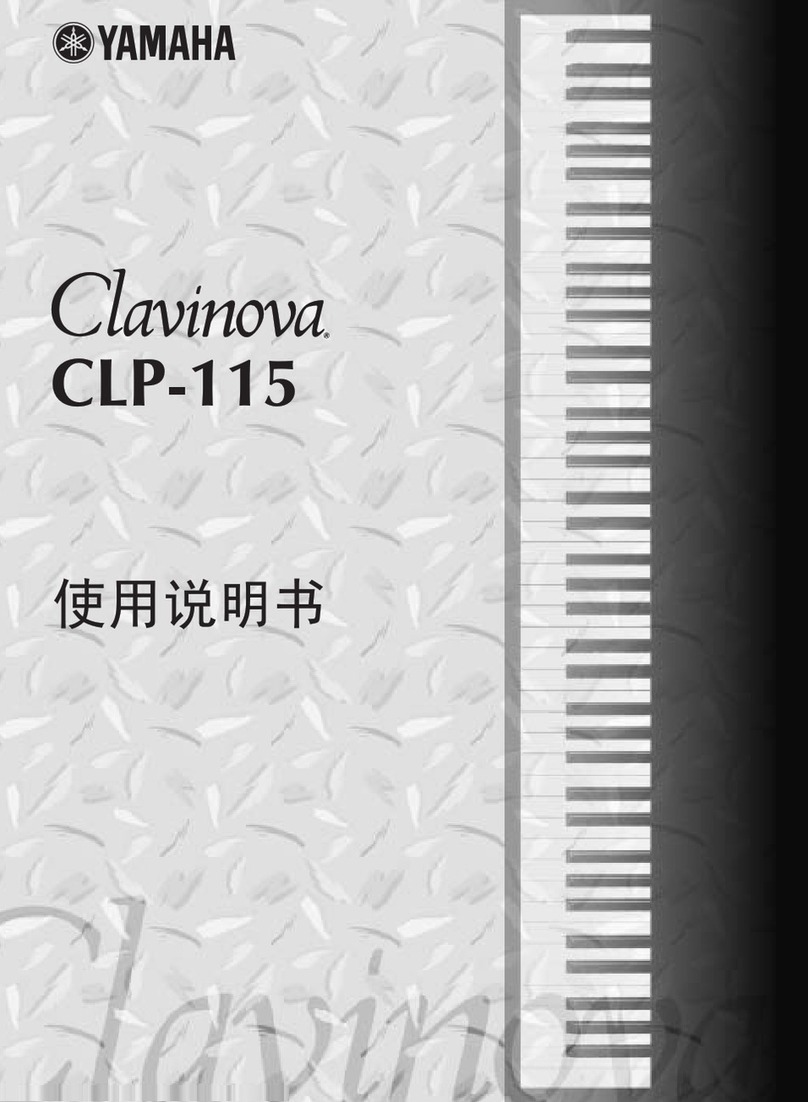 Yamaha Clavinova CLP-115 user manual