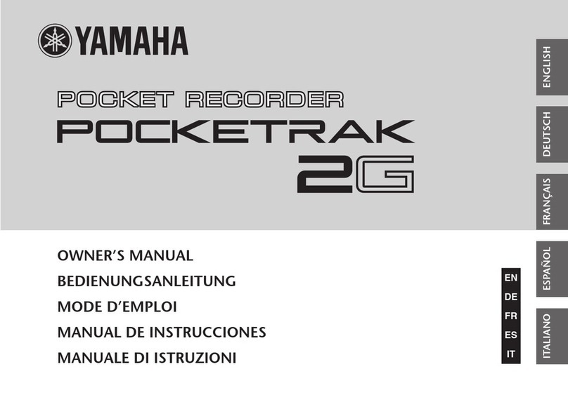 Yamaha Pocket Recorder User manual