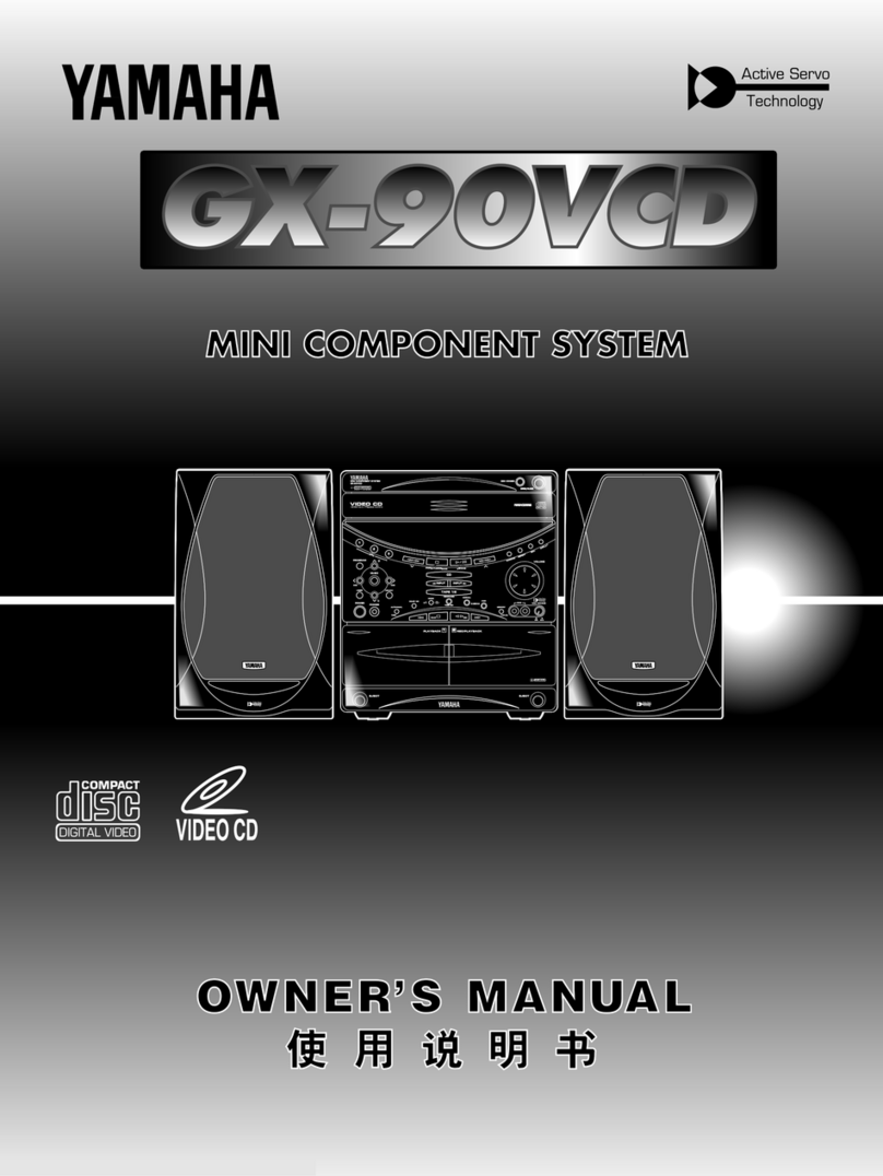 Yamaha GX-90VCD User manual