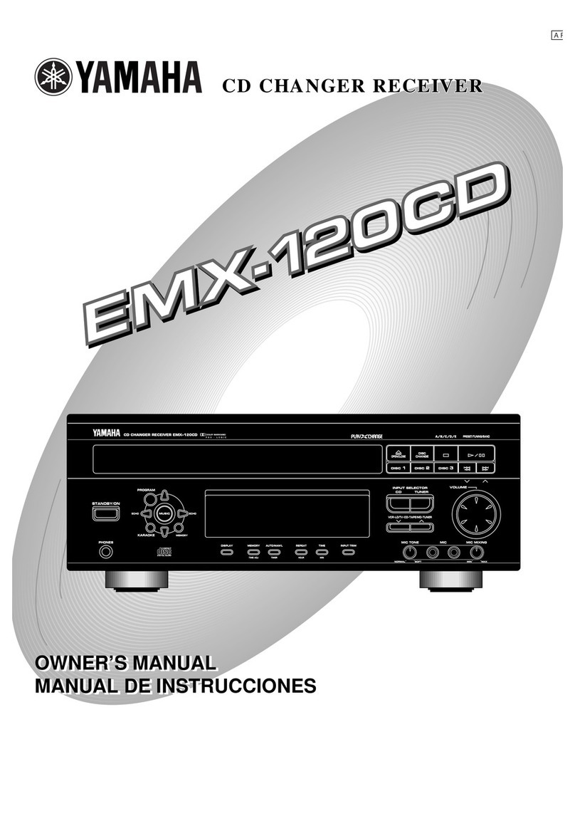 Yamaha EMX-120CD User manual Yamaha EMX-120CD User manual