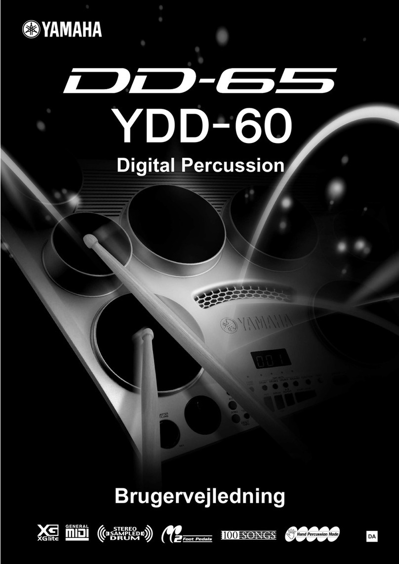 Yamaha YDD-60 User manual Yamaha YDD-60 User manual