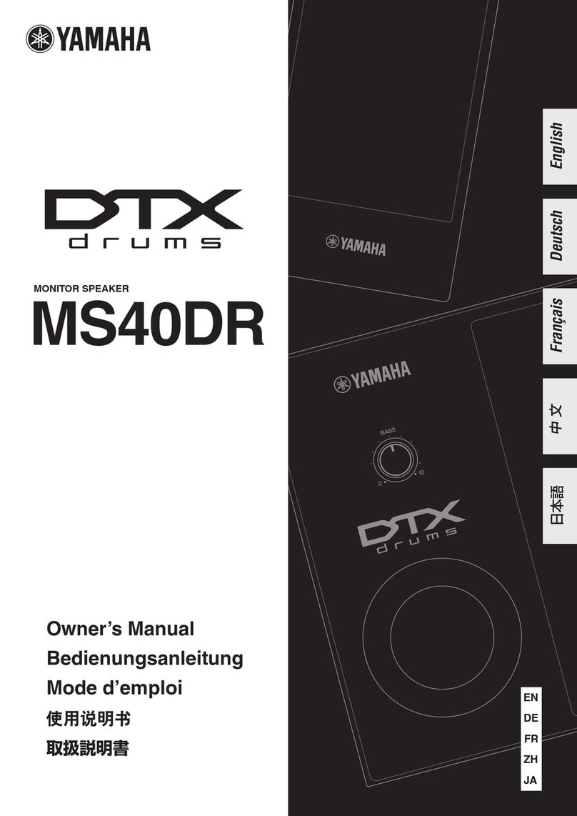 Yamaha MS40DR User manual