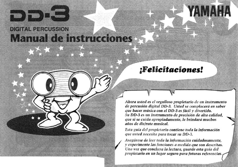 Yamaha DD-3 User manual