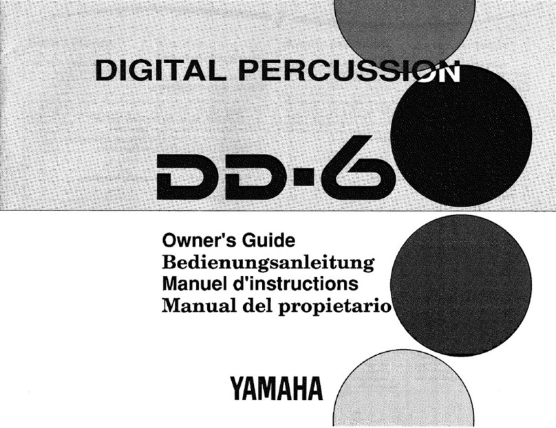 Yamaha DD-6 User manual