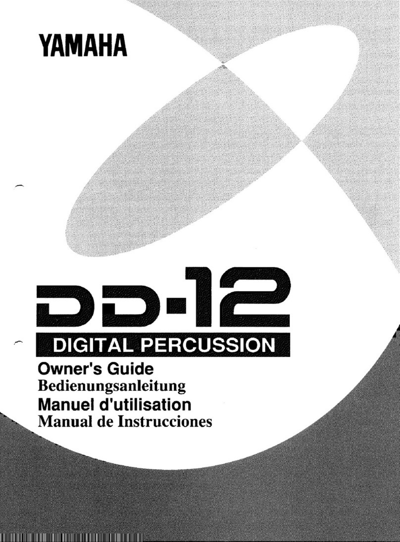 Yamaha DD-12 User manual