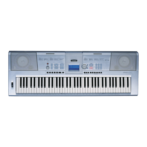Yamaha PortableGrand DGX-203 Assembly instructions