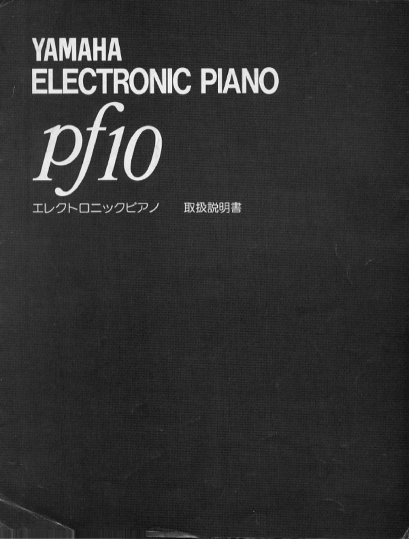 Yamaha pf10 User manual Yamaha pf10 User manual