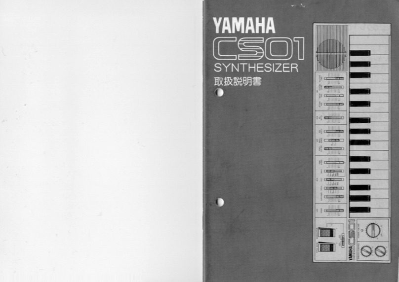 Yamaha CS01 User manual