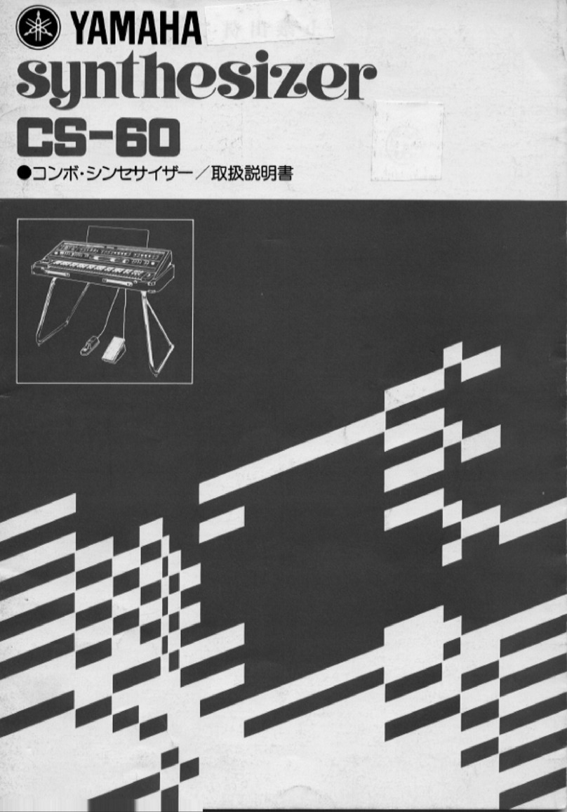 Yamaha CS-60 User manual