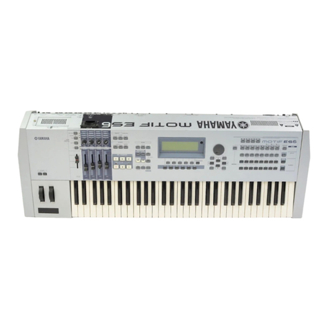 Yamaha MOTIF ES6 Instruction Manual