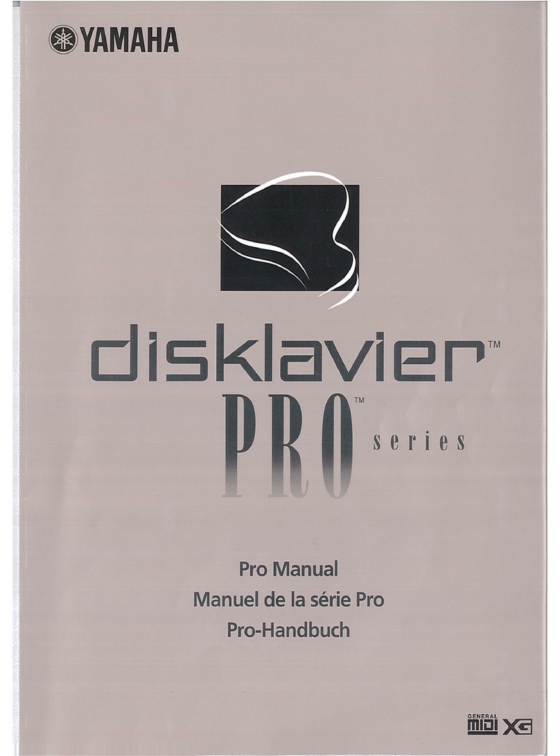 Yamaha disklavier Pro Series manual