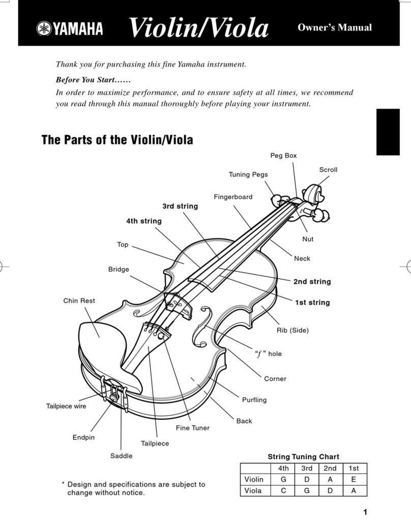 Yamaha Violin/Viola owner's manual