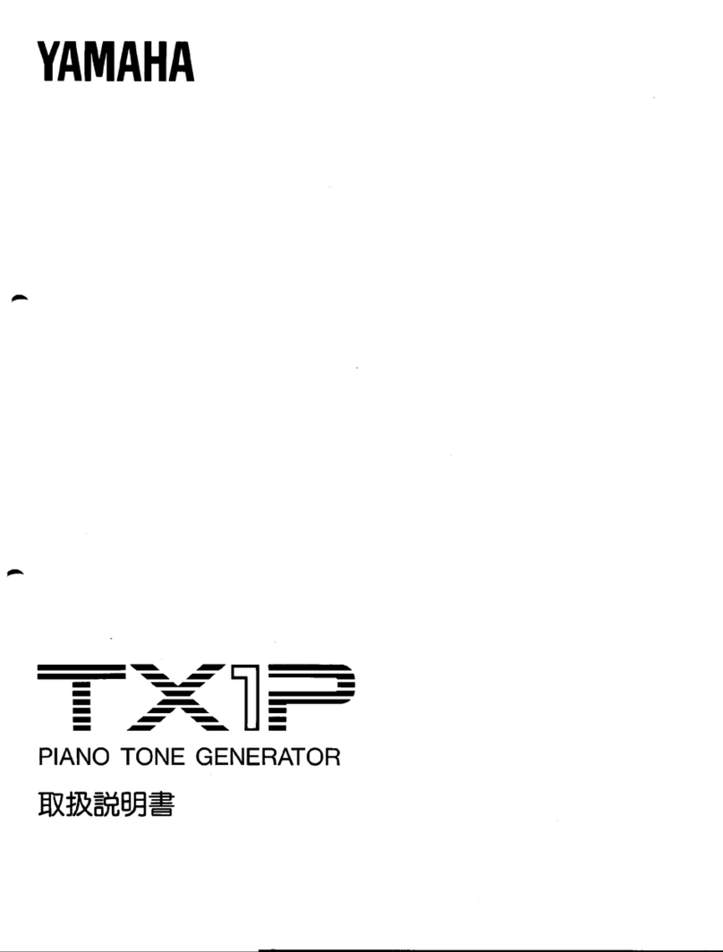 Yamaha TX1P owner's manual