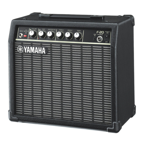 Yamaha F-20 owner's manual