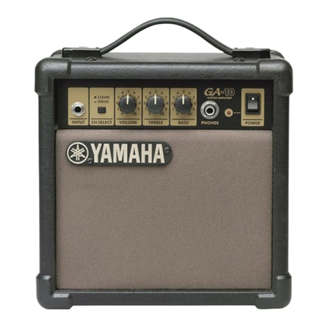Yamaha GA-10 owner's manual