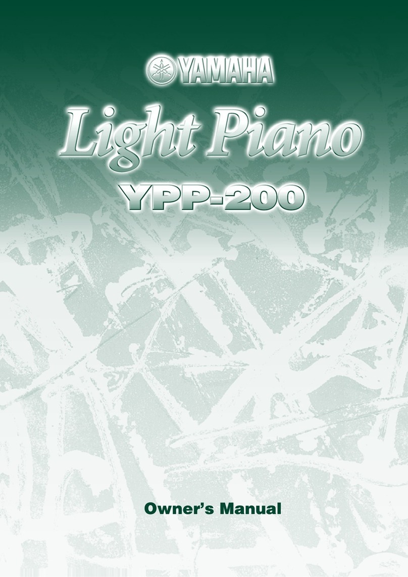 Yamaha YPP-200 User manual Yamaha YPP-200 User manual