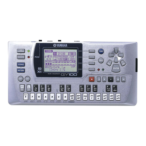 Yamaha QY100 Data Filer User manual