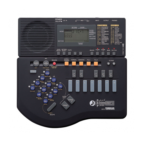 Yamaha QR10 User manual