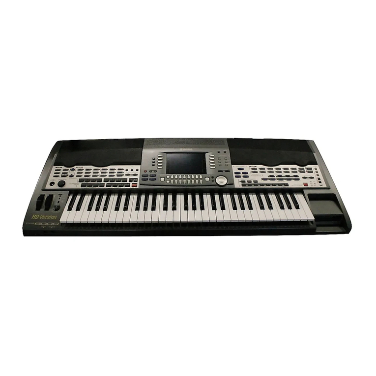 Yamaha PSR-9000 Version 2 User manual