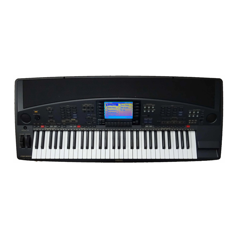 Yamaha PortaTone PSR-8000 User manual Yamaha PortaTone PSR-8000 User manual