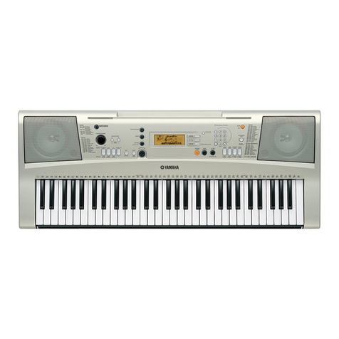 Yamaha Portatone PSR-E313 User manual Yamaha Portatone PSR-E313 User manual