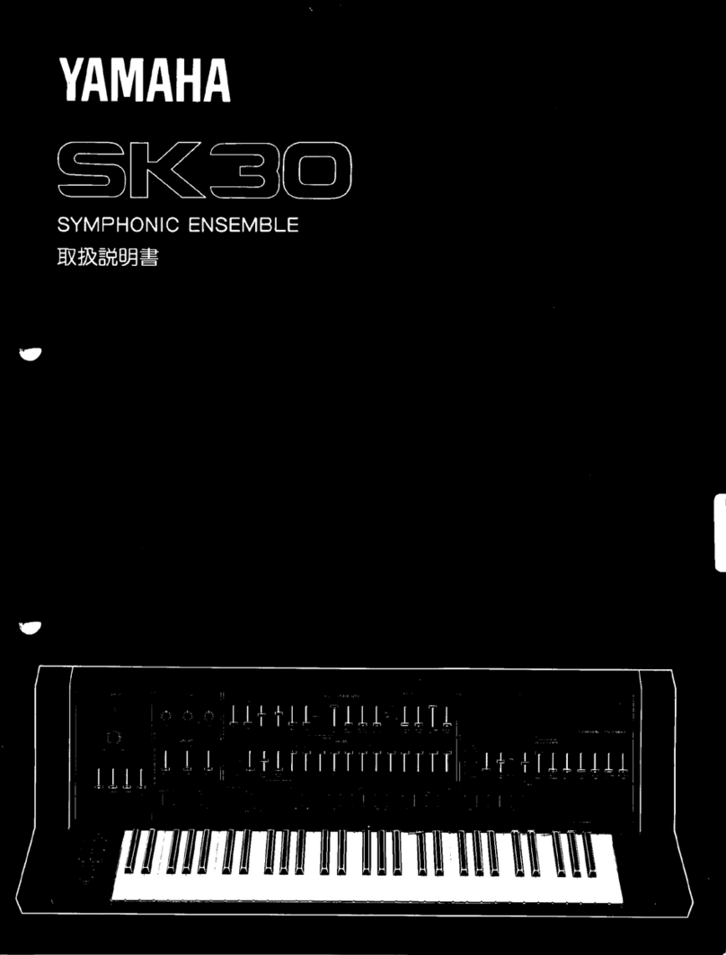 Yamaha Symphonic Ensemble SK30 User manual