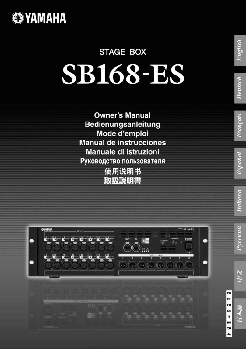 Yamaha SB168-ES Mode d'emploi