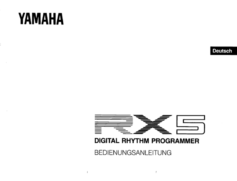 Yamaha RX 5 Bedienungsanleitung