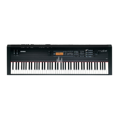 Yamaha S08 Voice Editor User manual